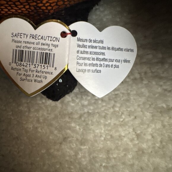 NWT TY Beanie Boo - MERLIN the Dragon 9" - Plush Black Dragon 2017 - Picture 13 of 14